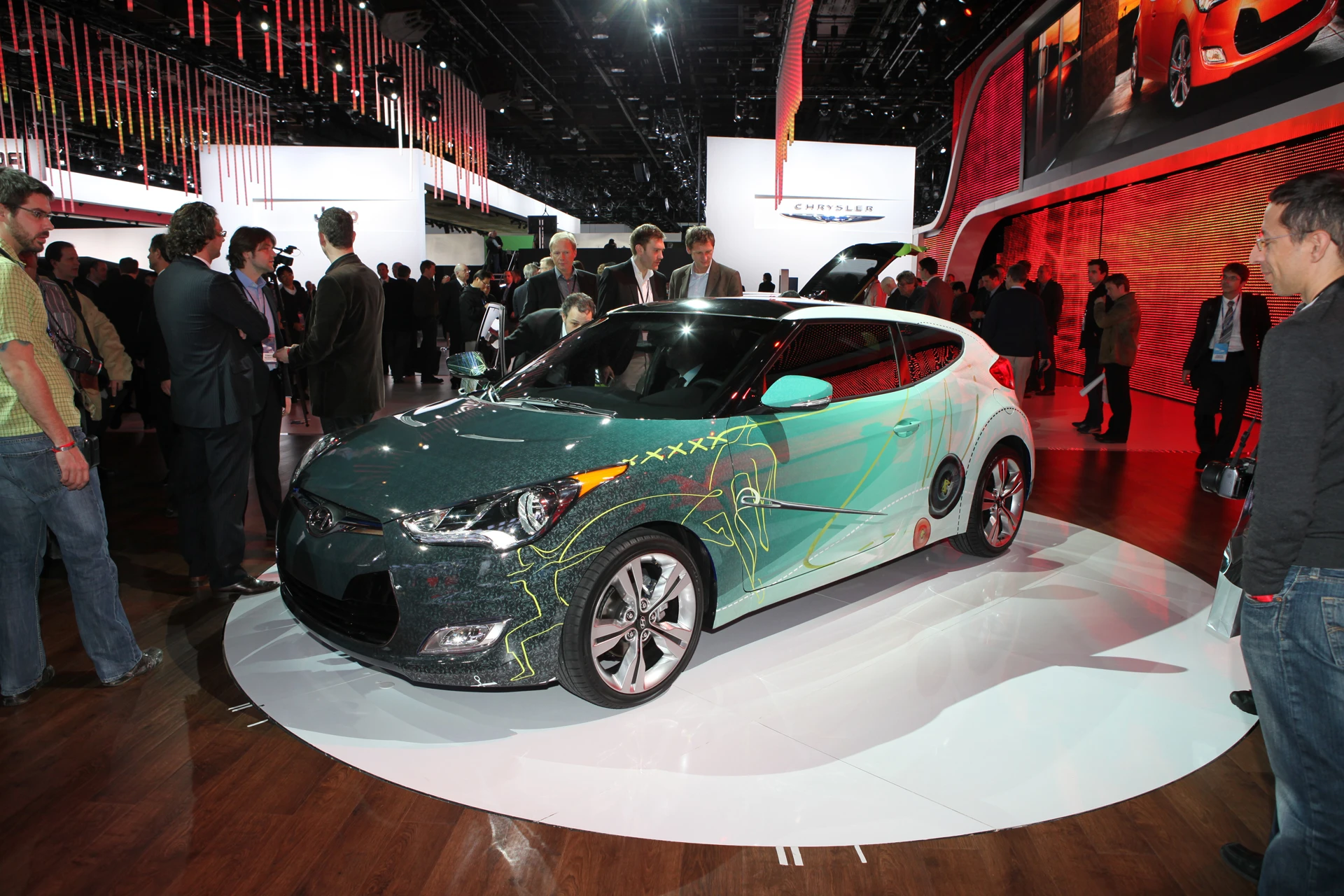 The Hyundai Veloster 3-door coupe