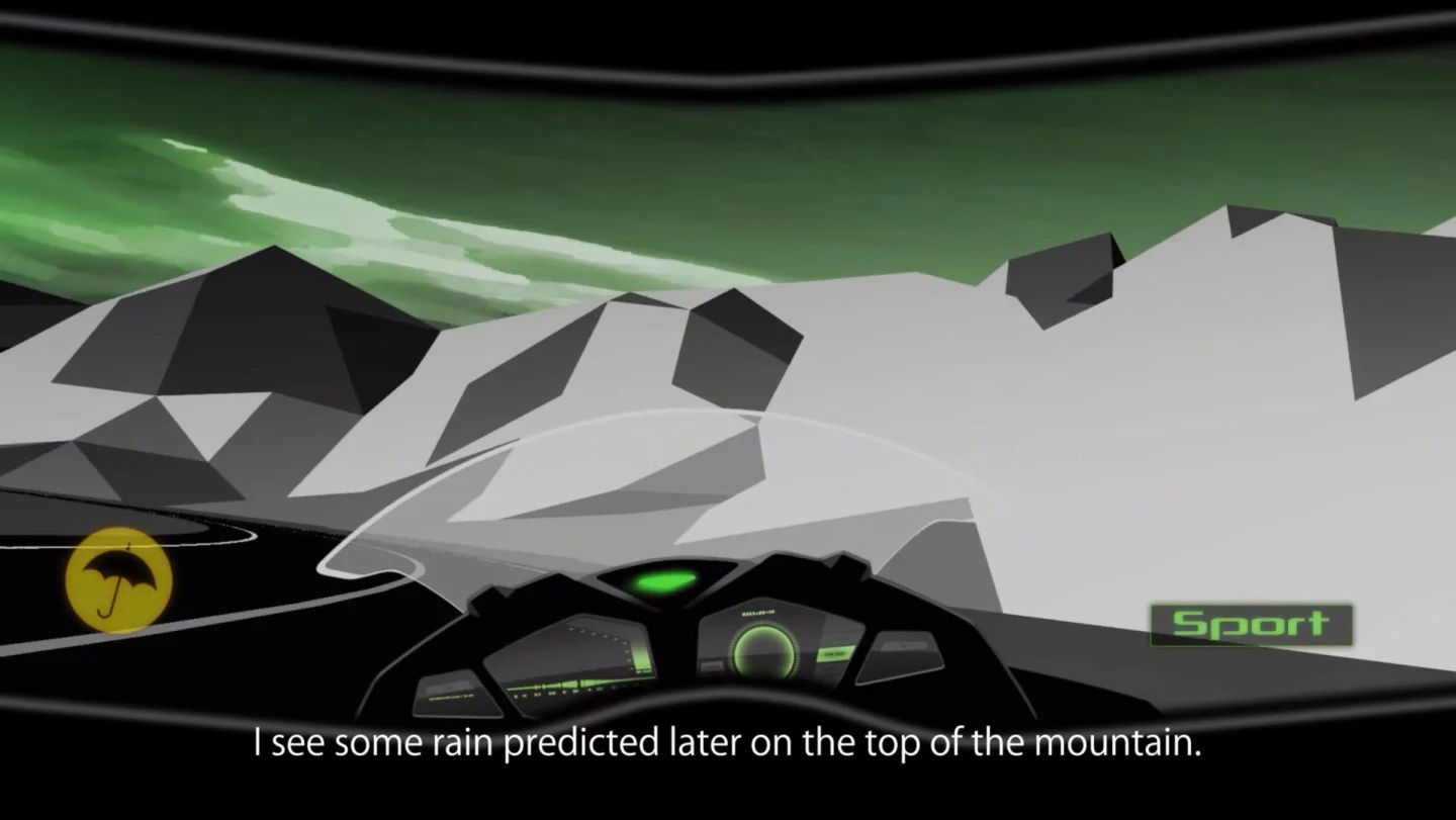 Kawasaki's proposed motorcycle AI voice assistant: forward real-time weather predictions could be handy