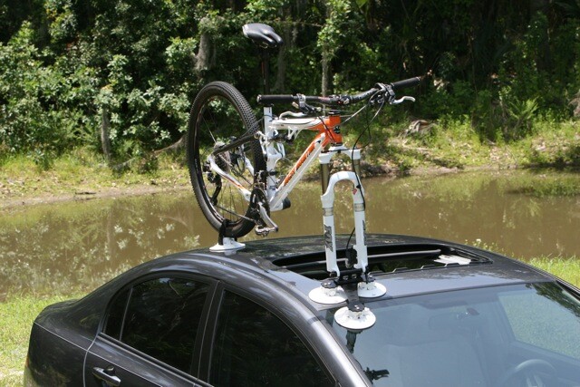 SeaSucker racks attach to your vehicle using nothing but rubber vacuum cups