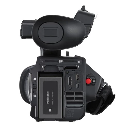 The HDC-Z10000 benefits from a 0.45-inch (11.43 mm), 1,226,880-dot Live View electronic viewfinder