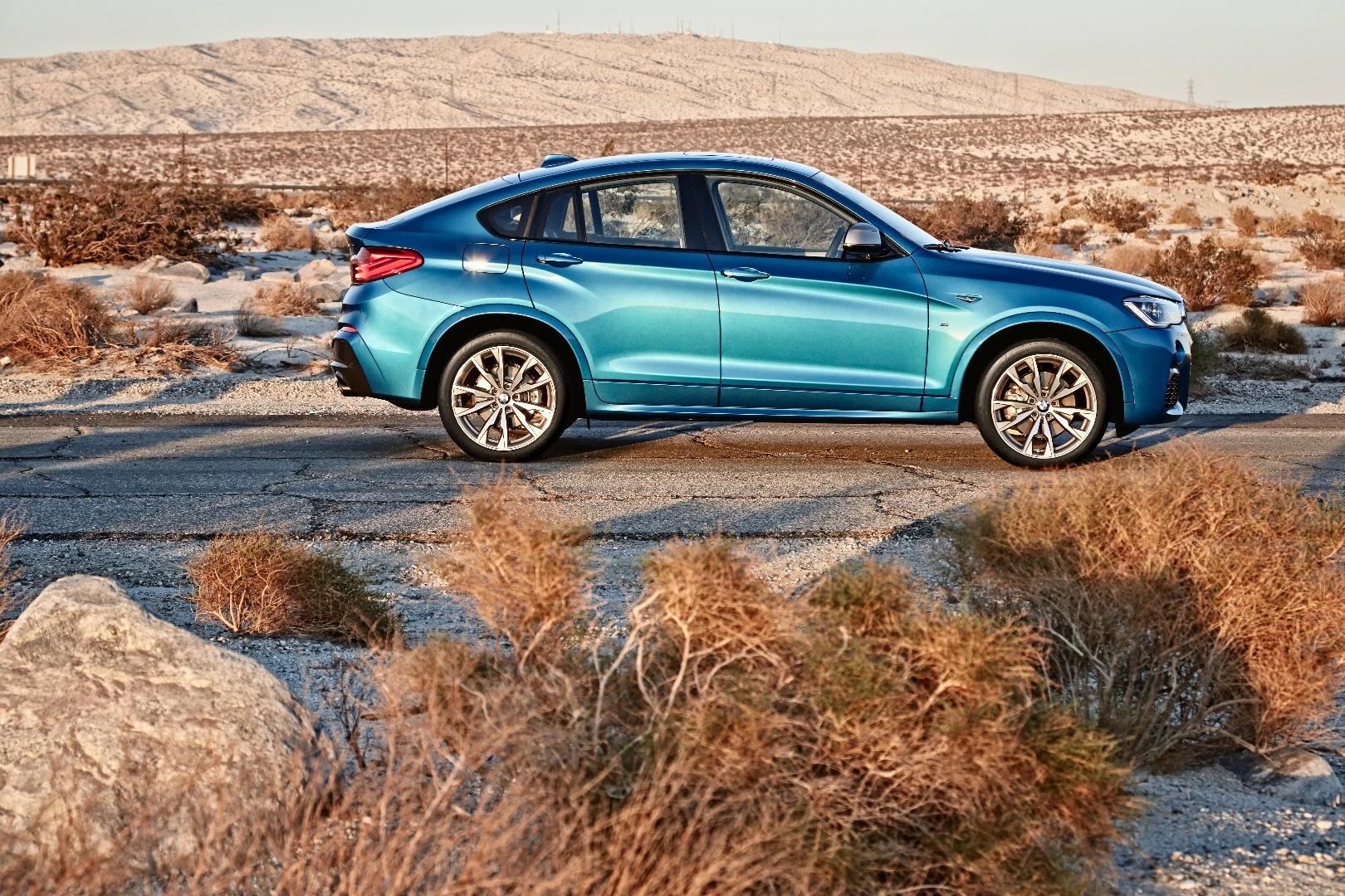 The car's coupe profile follows the path set by the BMW X6