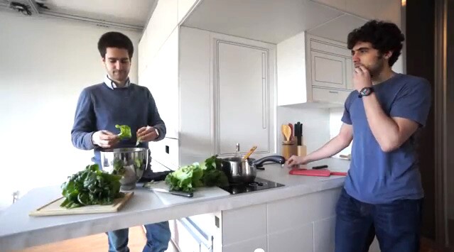 The CityHome project also features concealable countertops and cooking surfaces