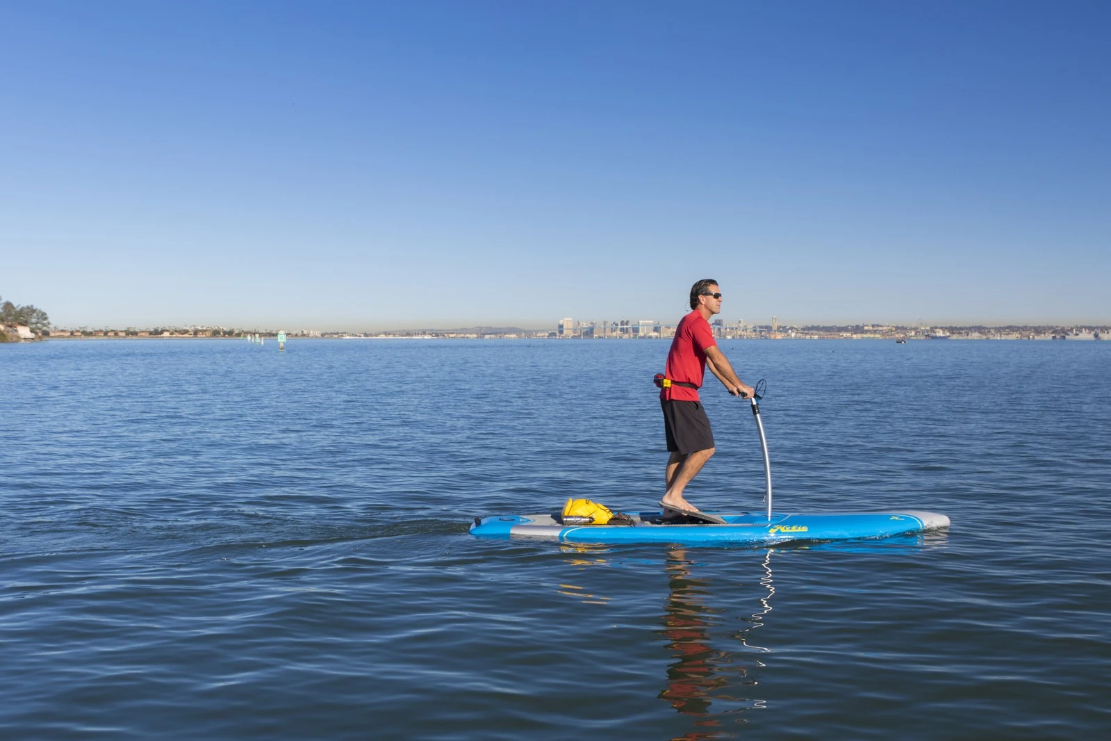 Not content with rescuing kayakers' tired arms with its highly efficient pedal-propulsion system, water sports specialist Hobie is now setting its sights on those who like to take to the water upright
