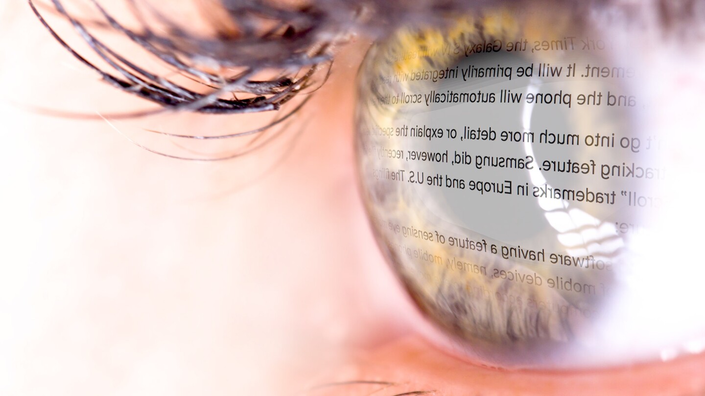 The Galaxy S IV is rumored to feature Eye Scroll (eye image: Shutterstock)