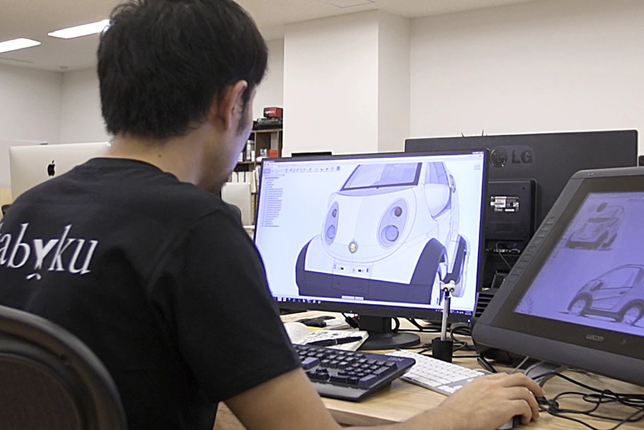 Software is used for designing the Micro Commuter's 3D-printed parts