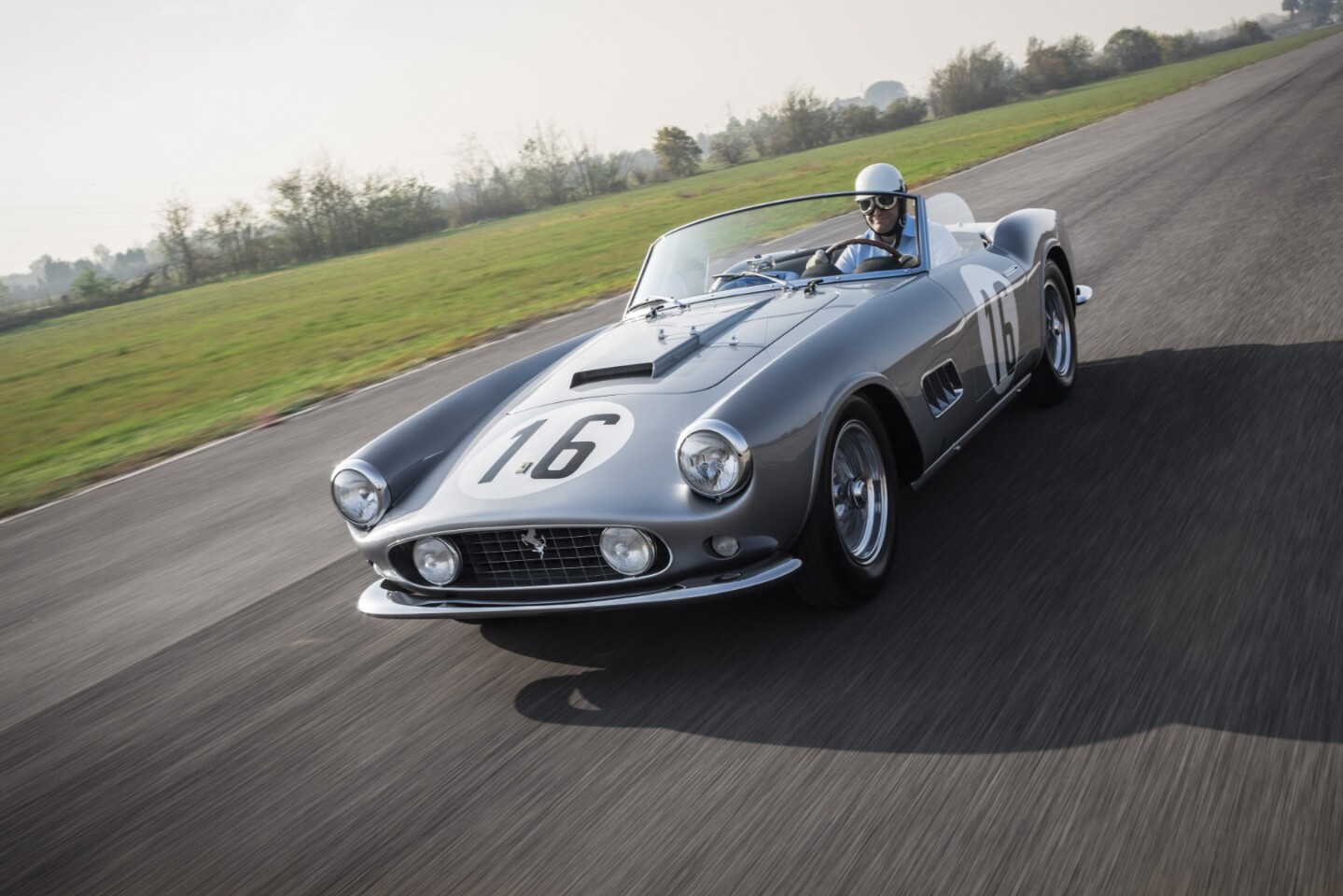 This 1959 250 GT LWB California Spider Competizione sold for $17,990,000 at an RM-Sotheby's auction in New York in 2017