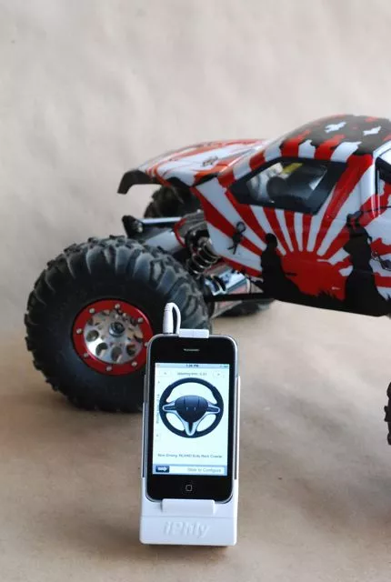 iPhly can also be used with R/C cars and boats