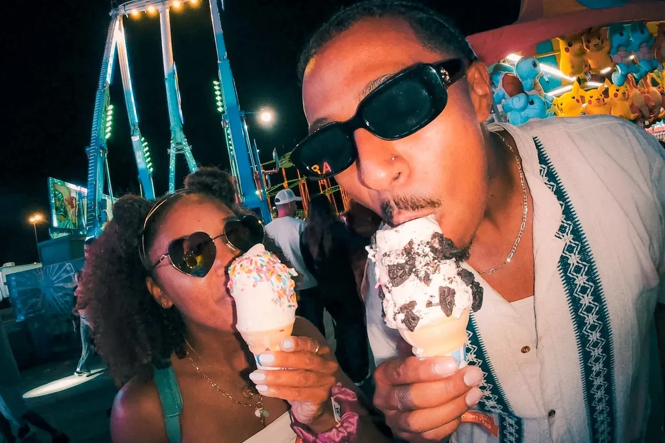 A still photo taken with the Lit Hero