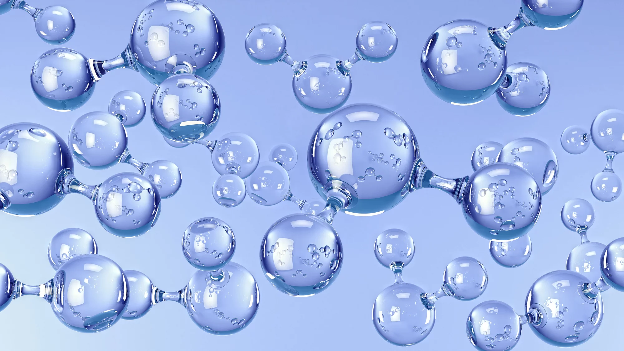 Scientists have imaged hydrogen and oxygen atoms coming together to form nanoscale water bubbles