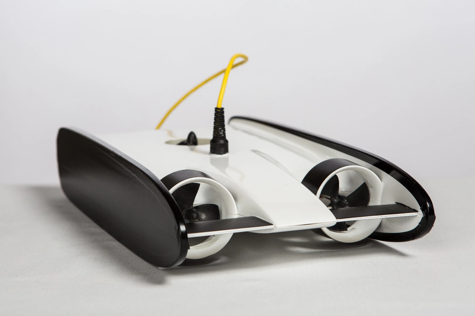One charge of the Trident ROV's LiFePO4 battery pack should allow for up to three hours of use