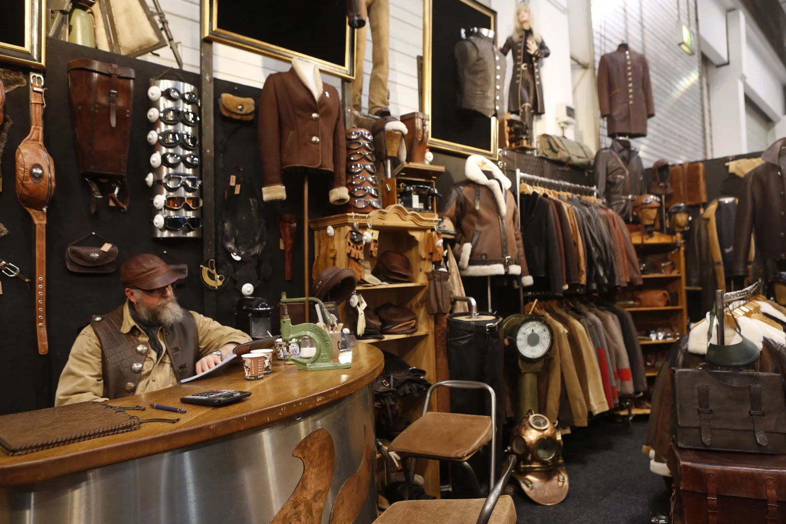 Writing a description for the diverse offerings here is challenging. Sadly, I can't work out what his web address is because the show has closed and I've lost his card. Any suggestions?