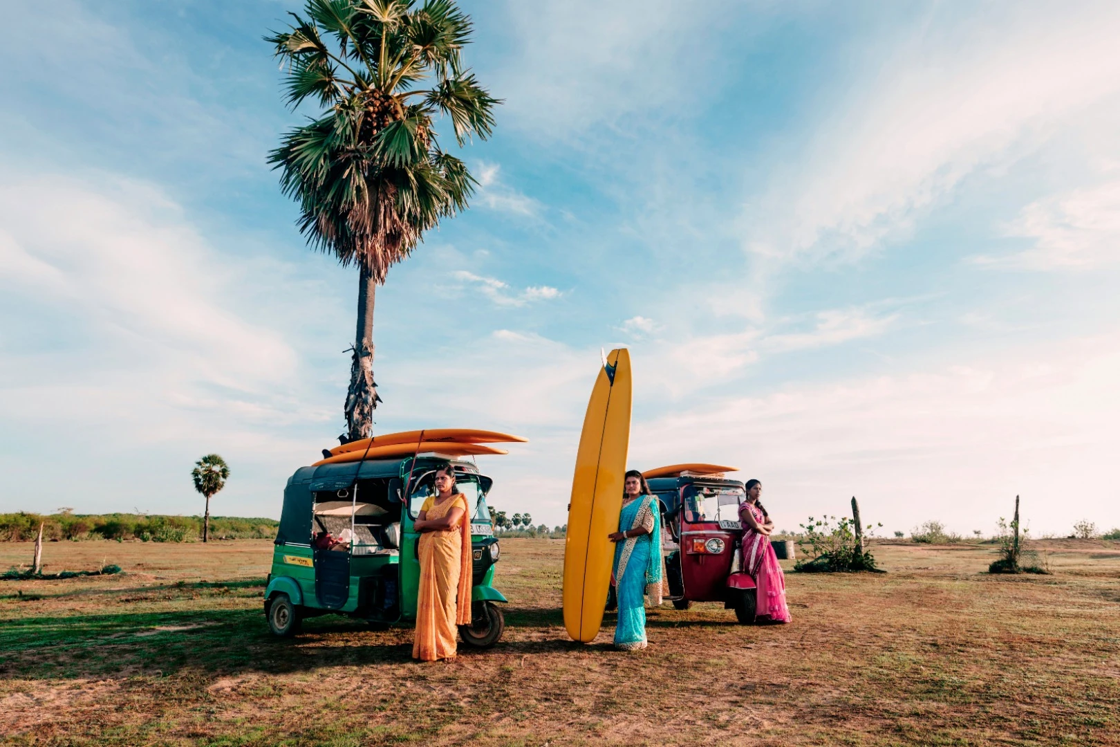 The Arugam Bay girls surf club which is the very first surf society for local women in the history of Sri Lanka