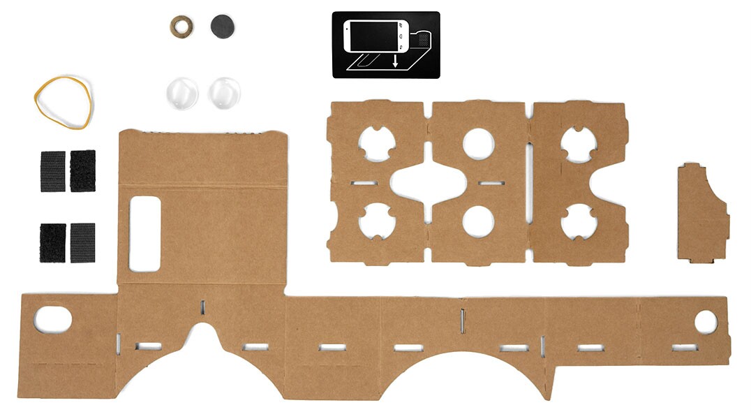 This is all you need to make your own virtual reality headset (well, apart from an Android phone)