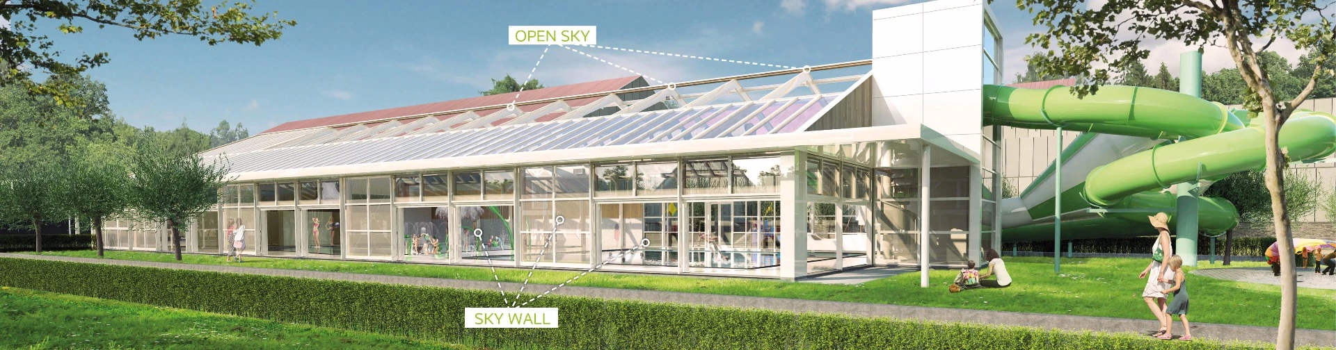 The walls of the pool must be operated manually so as to ensure the safety of patrons