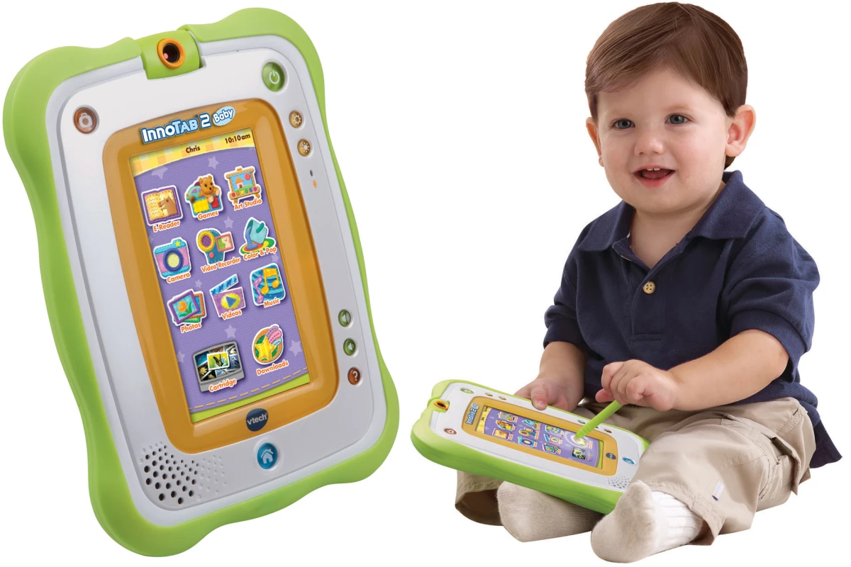 The InnoTab 2 Baby features a baby-friendly design and comes pre-loaded with baby-centric content