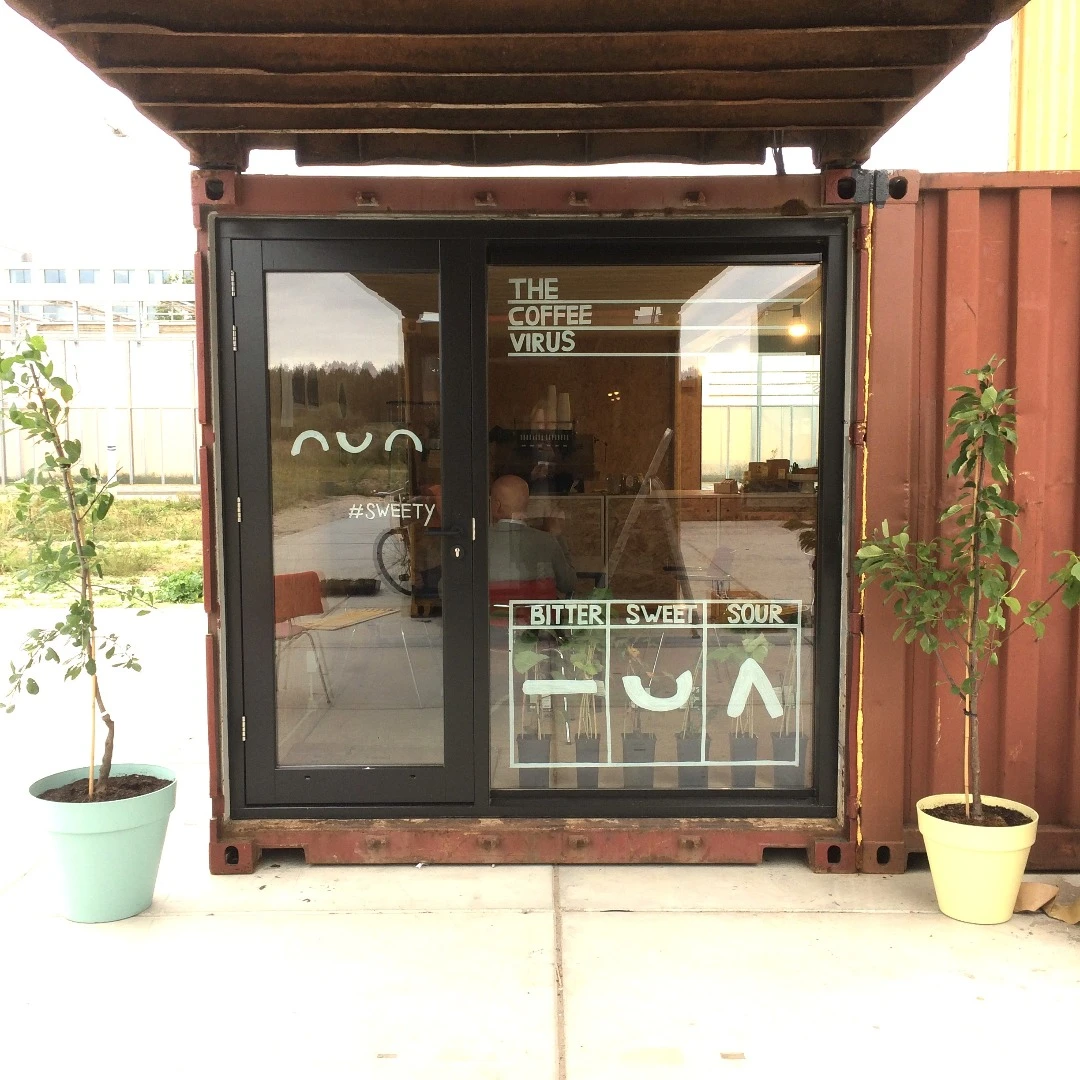 Coffee shop at Startup Village in Amsterdam