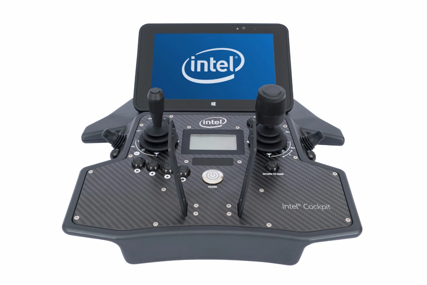 Intel's Cockpit provides ground control for the Falcon 8+ drone