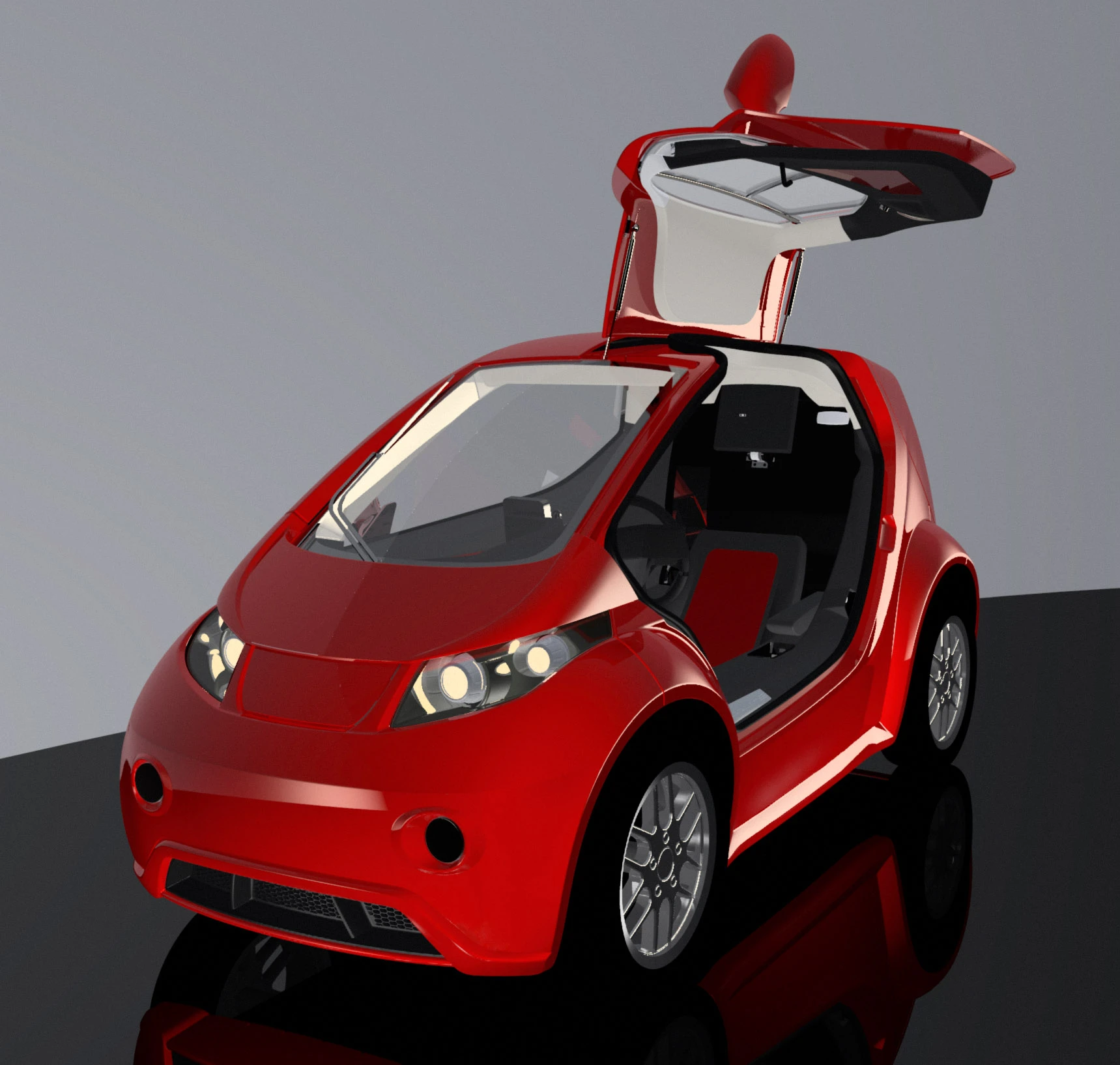 Colibri, with a capacity of 6.5 kWh and a range of 110 km (69 miles) develops 24 Kw at peak power