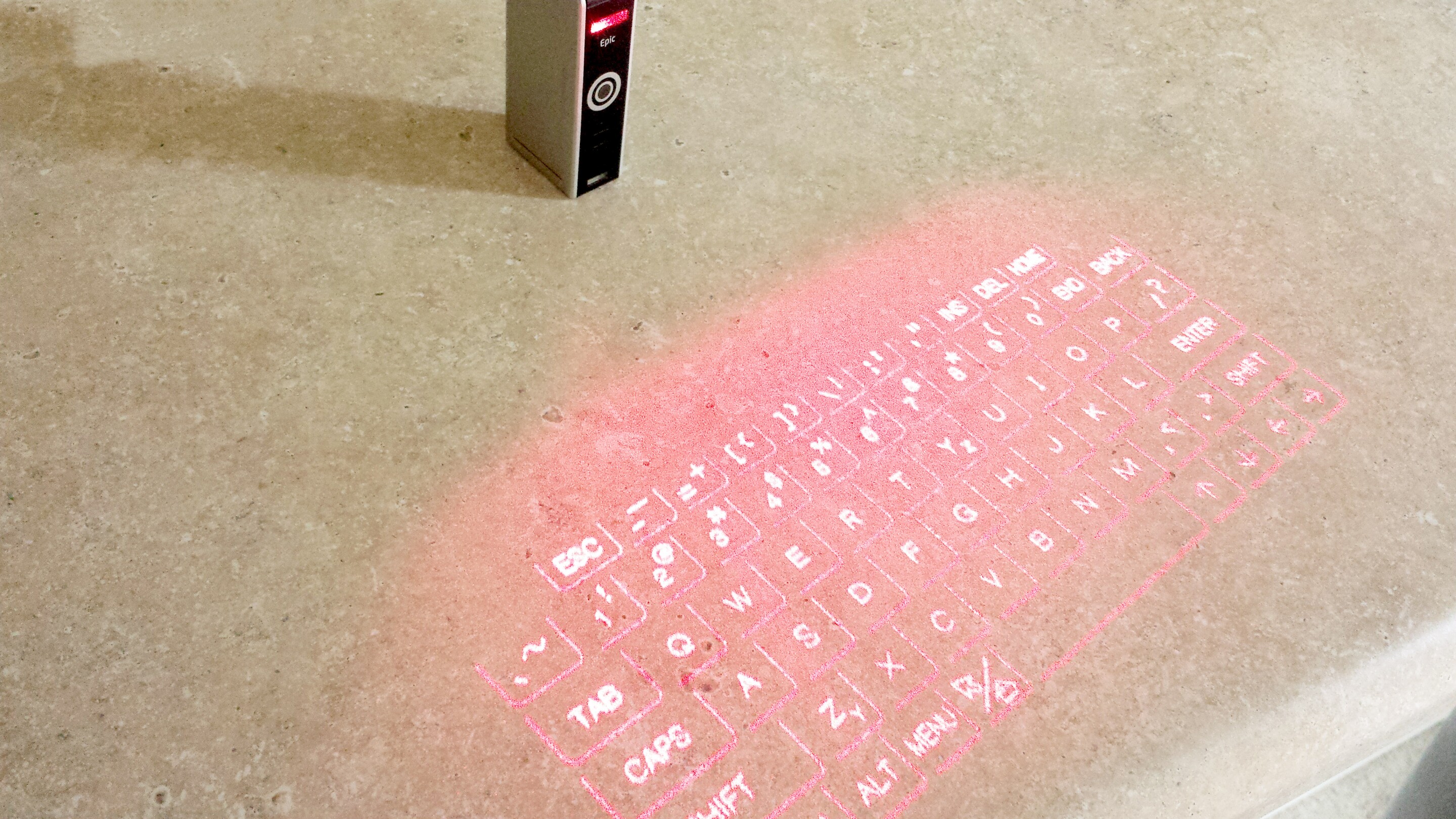 Review Celluon Epic projection keyboard