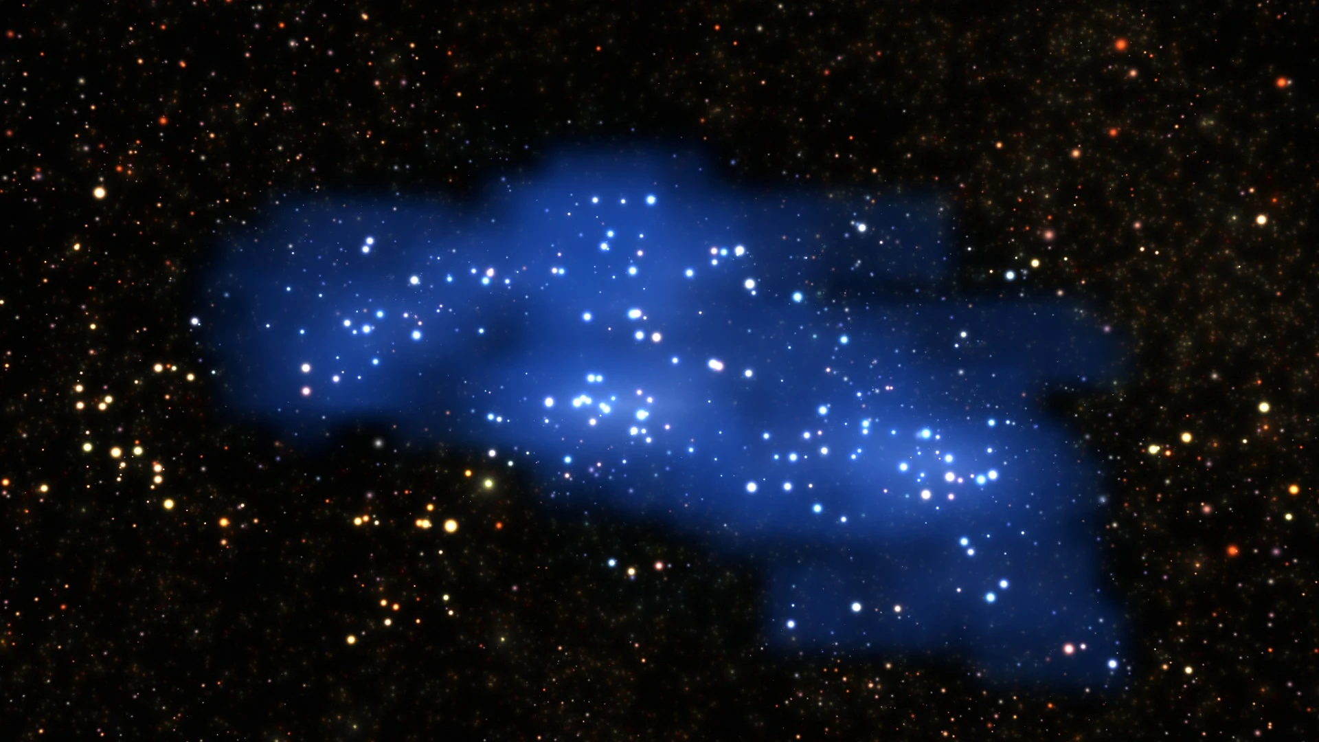 Visualization of Hyperion constructed from data collected by the VIMOS instrument