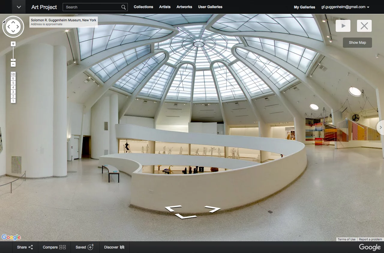 The Solomon R. Guggenheim Foundation collaborated with Google to make over 120 artworks available for online viewing