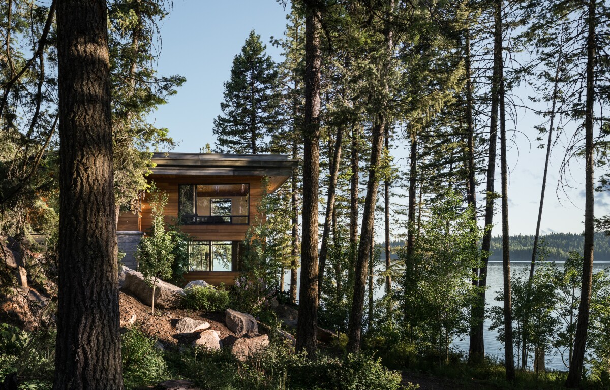 The Cliff House is perched on a cliff overlooking Payette Lake in Idaho’s southwest