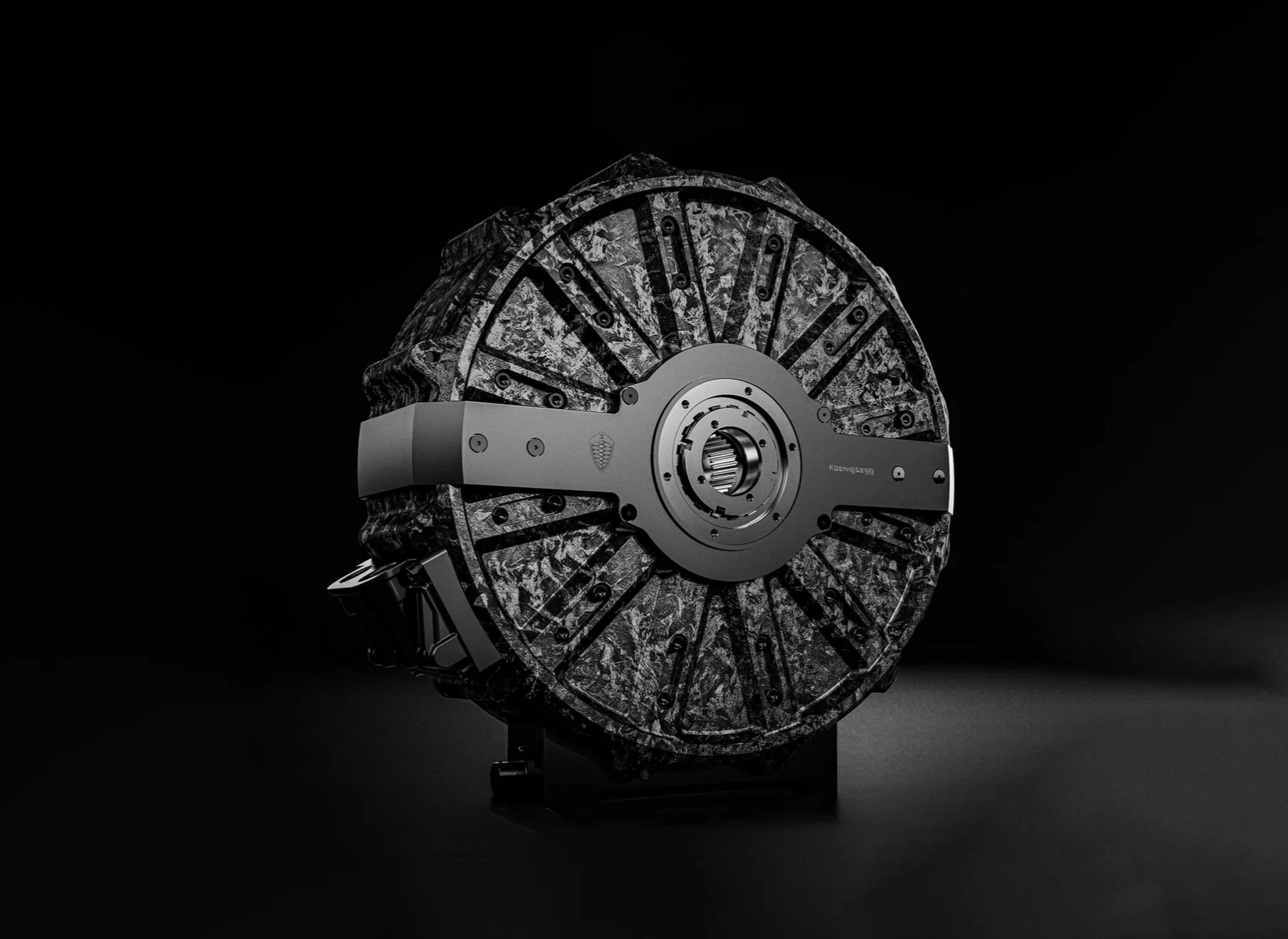 Another view of the now-legendary motor