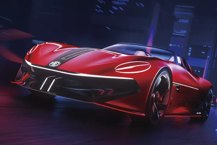 MG previews the Cyberster concept before its Auto Shanghai debut later this month
