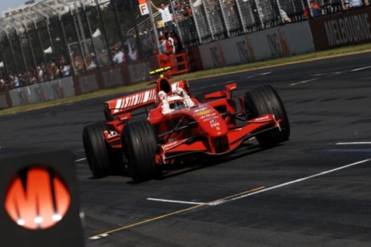 Kimi Raikkonen at the 2007 Australian Grand PrixPhoto: Ferrari