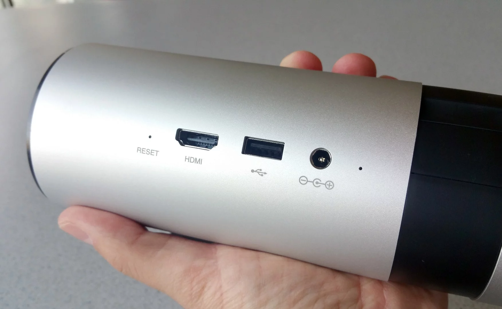 The JmGO View features HDMI and USB 2.0 connections, the latter good for drives or peripherals