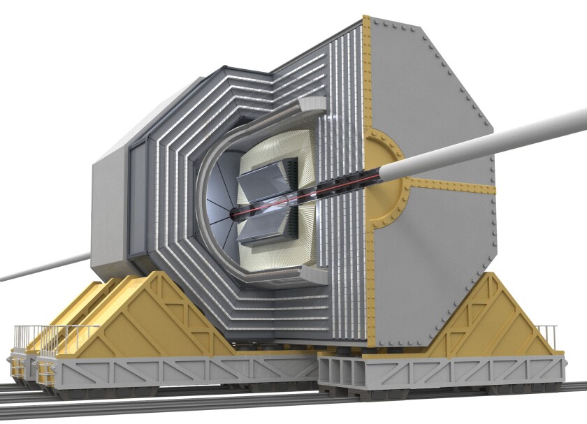 Artists's rendering of the planned collider detector for the International Linear Collider (Graphic: KEK)