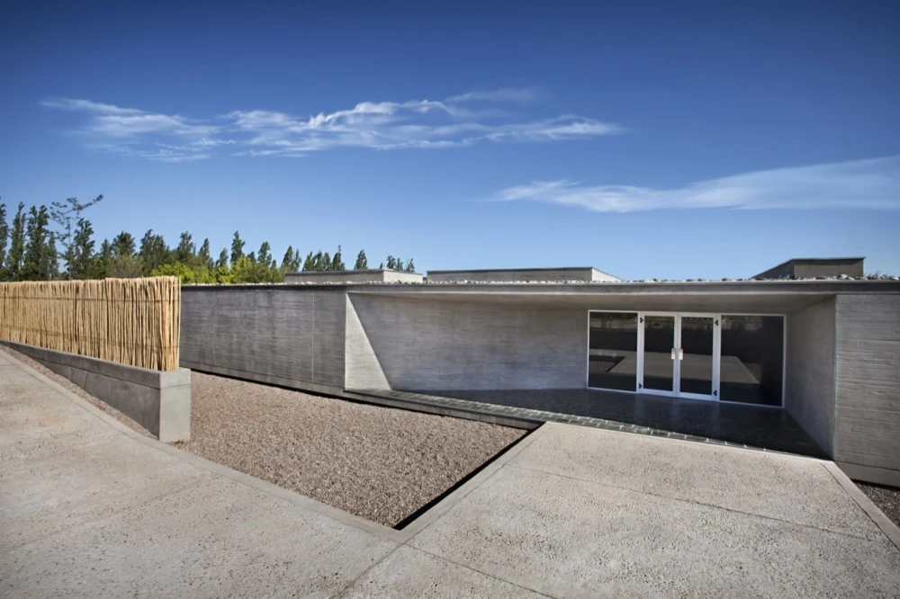 The Entre Cielos vineyard, hotel and spa was conceived in 2009 by a group of Swiss architecture enthusiasts
