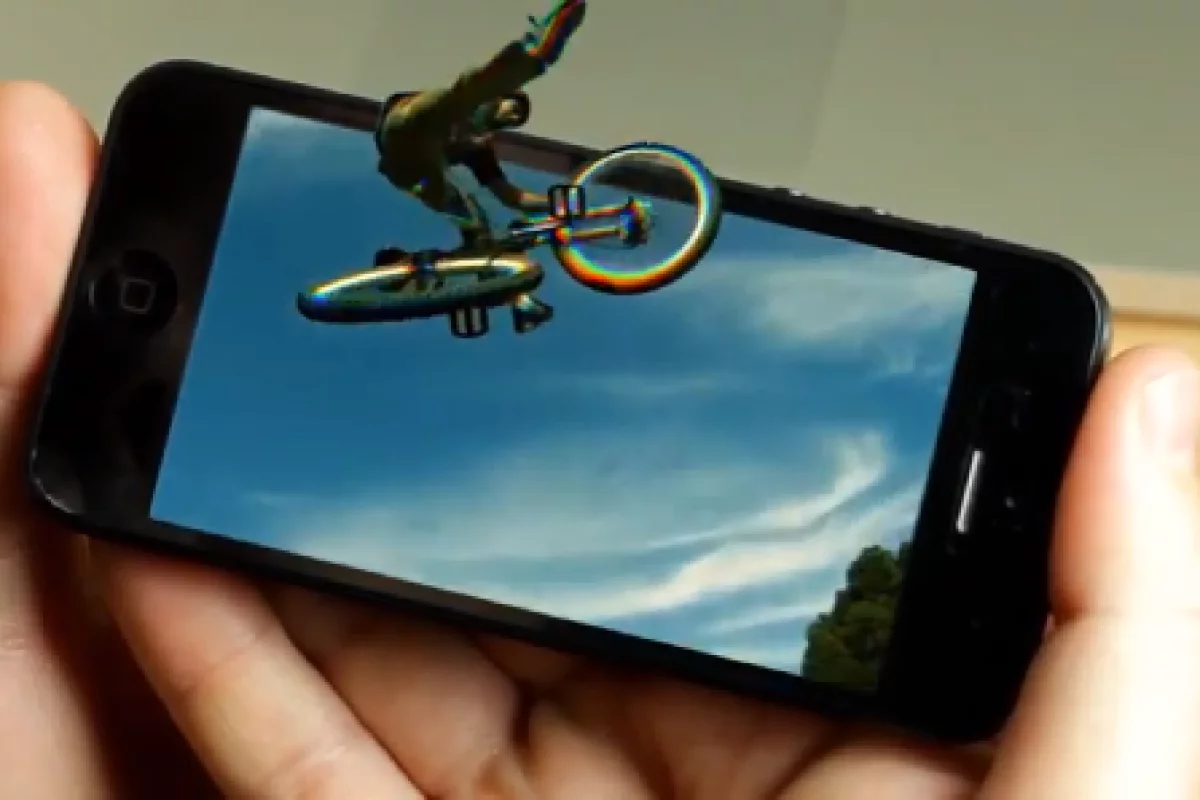 The EyeFly3D screen protector turns a regular mobile phone screen into a 3D display using nanotechnology