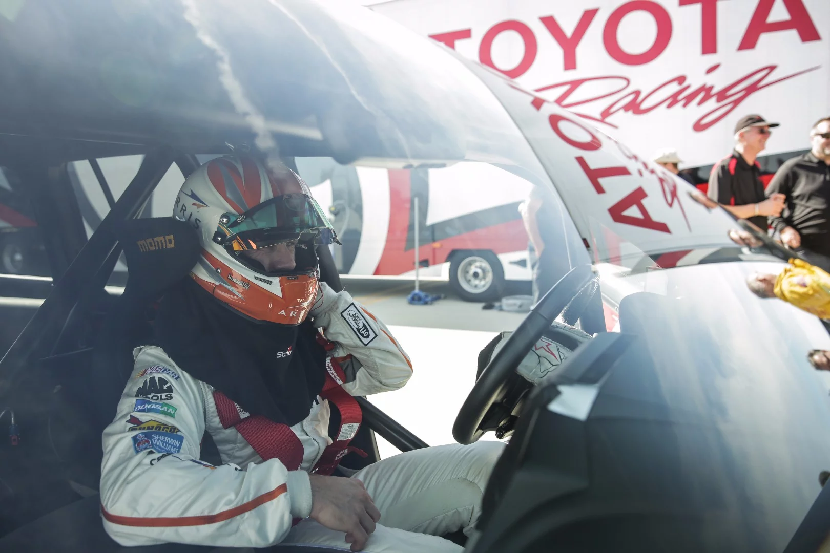 Behind the wheel of the Land Speed Cruiser