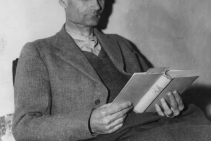 Rudolph Hess in prison in 1945