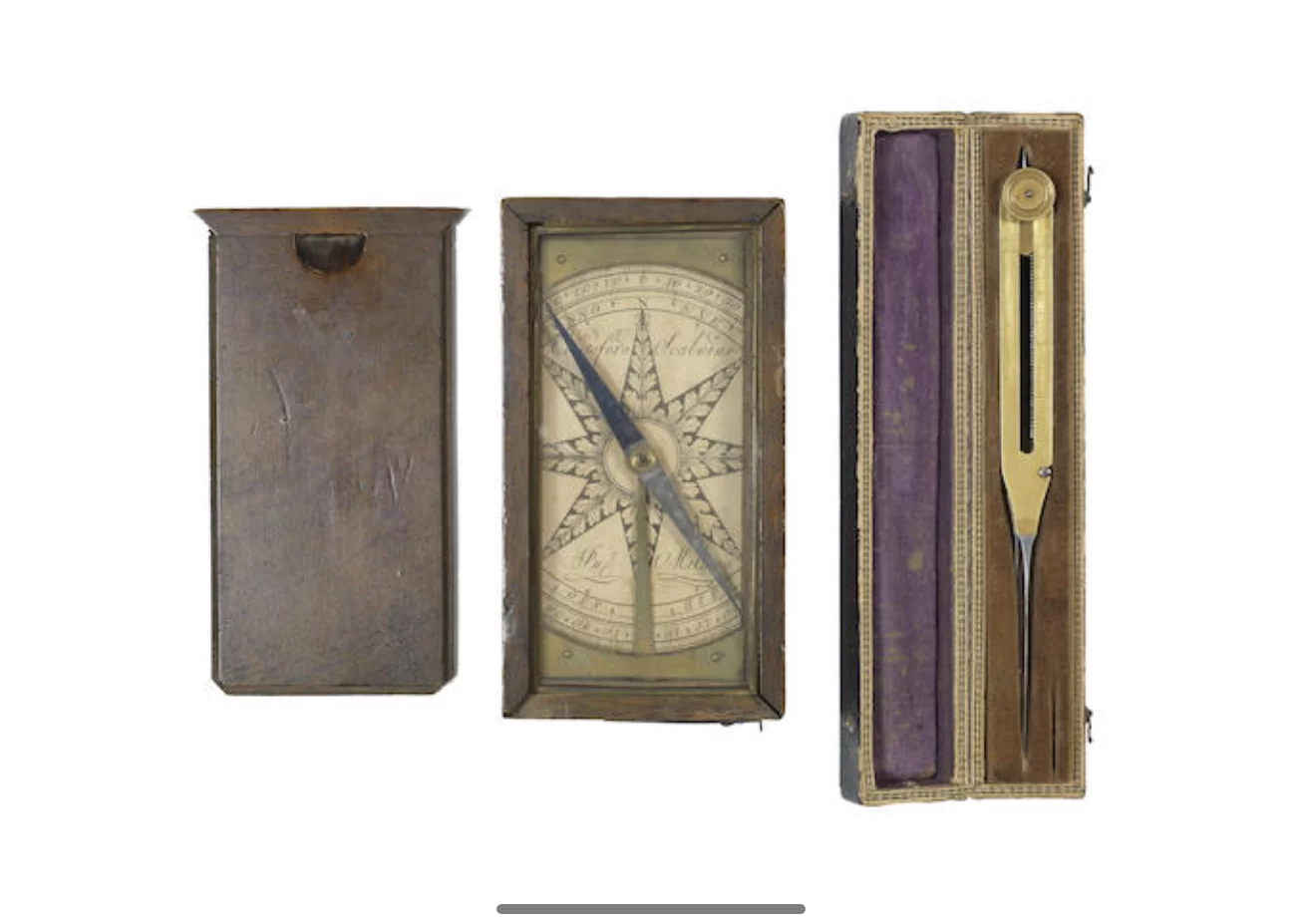 Two surveying instruments, late 18th century