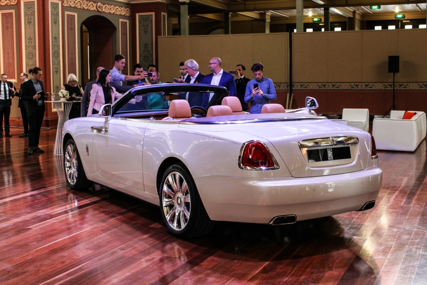 The rear deck is designed to emulate the boat-tails of old Rolls Dropheads