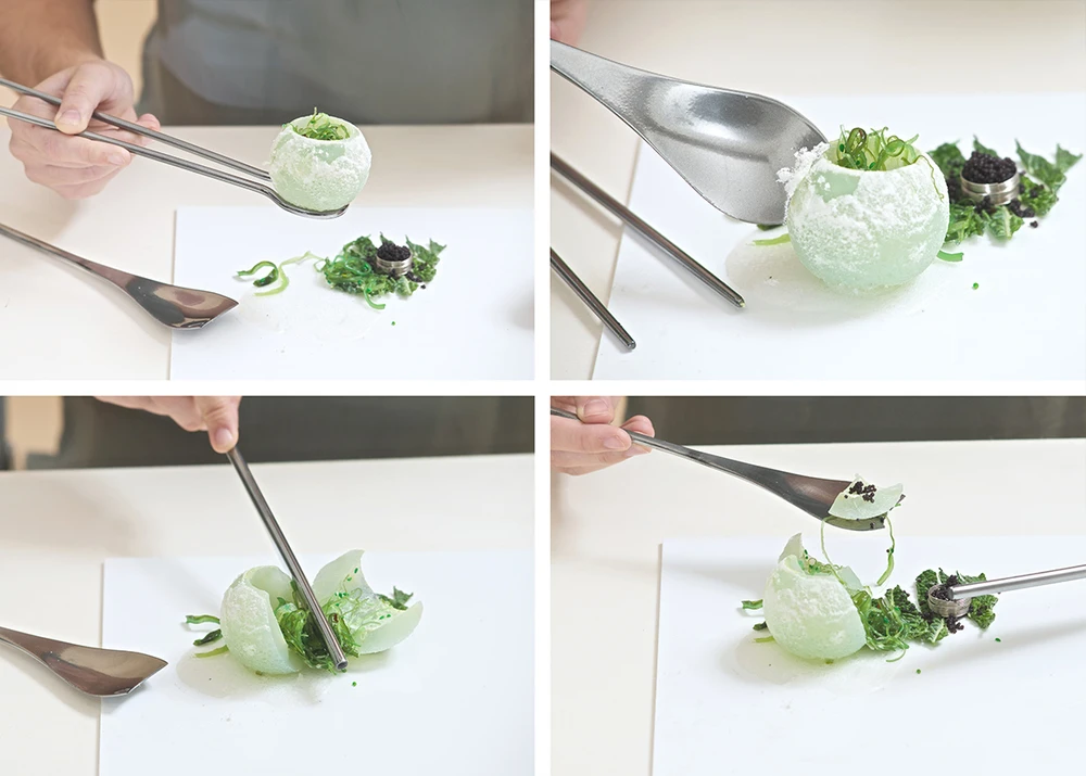 Sample serving suggestion for an FU pod: stuff with herbs