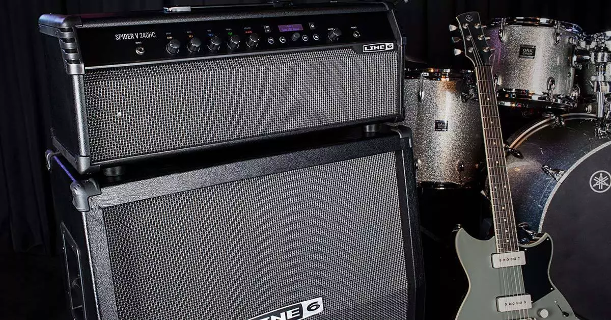 The Spider V 240HC can be used as a stand-alone combo or an amp head when connected to a speaker cabinet