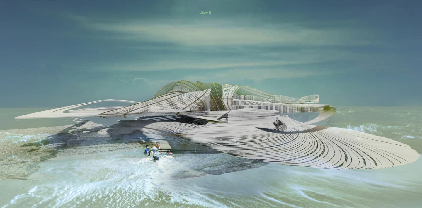 The Recycled Ocean Plastic Resort is the latest in a long line of water-based designs from Krasojević and is best taken as food for thought