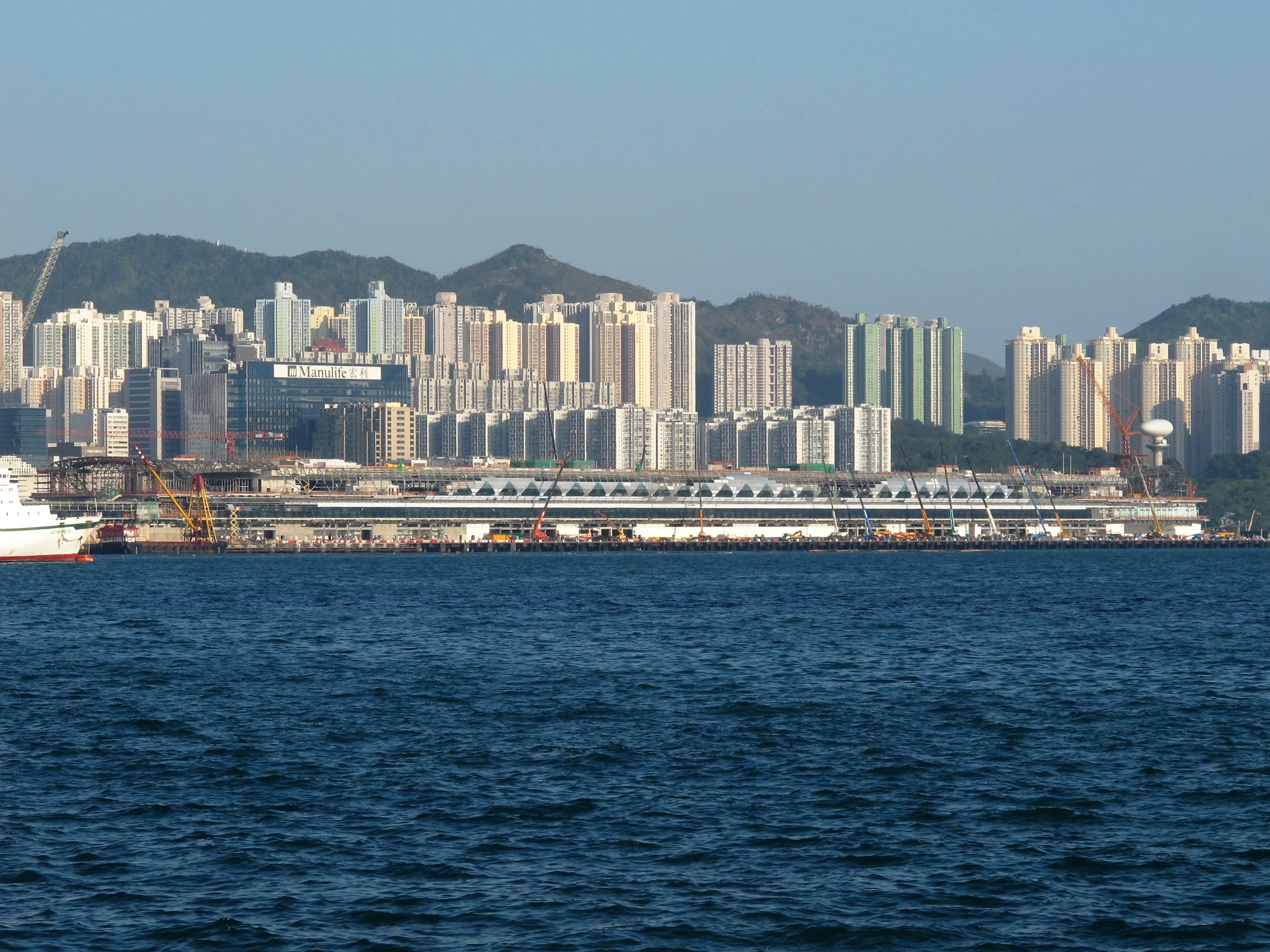 Kai Tak Cruise Terminal under construction in December 2012 (Image: Wing/Wikipedia)