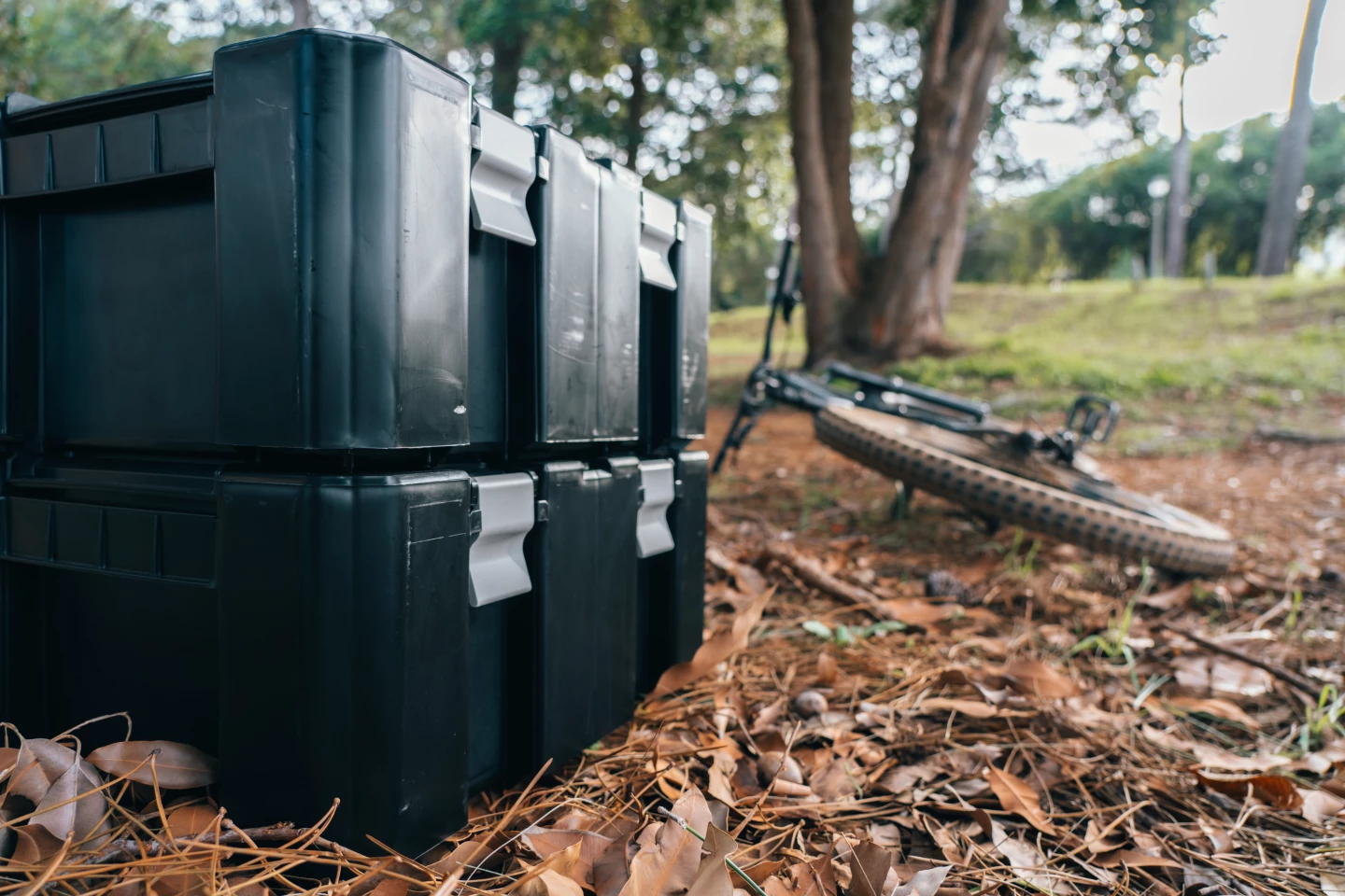 The Wolf Pack Pro boxes nest and stack neatly together but do not nest with the original Wolf Packs