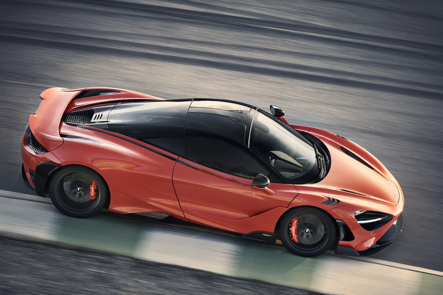 The slick design of the 720S works just fine with a little extra length and a big rear wing