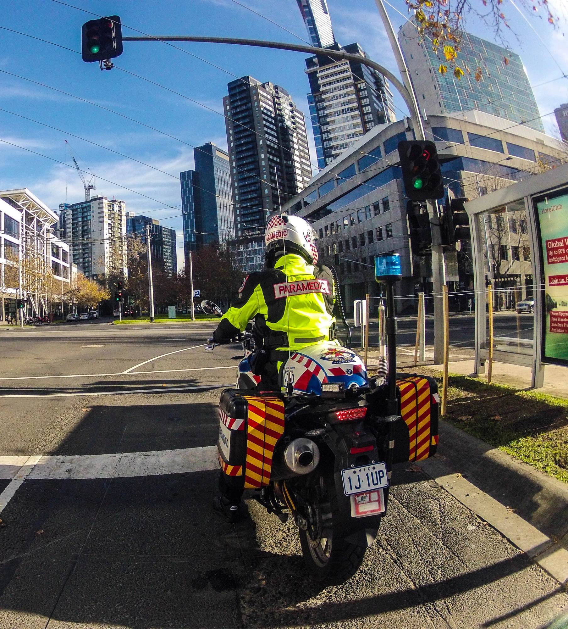 "In between cases, I might increase my knowledge and do reconnaissance around inner-city Melbourne. I might also move to spots where I know there's no ambulance coverage, if I know the vans are busy in certain areas."