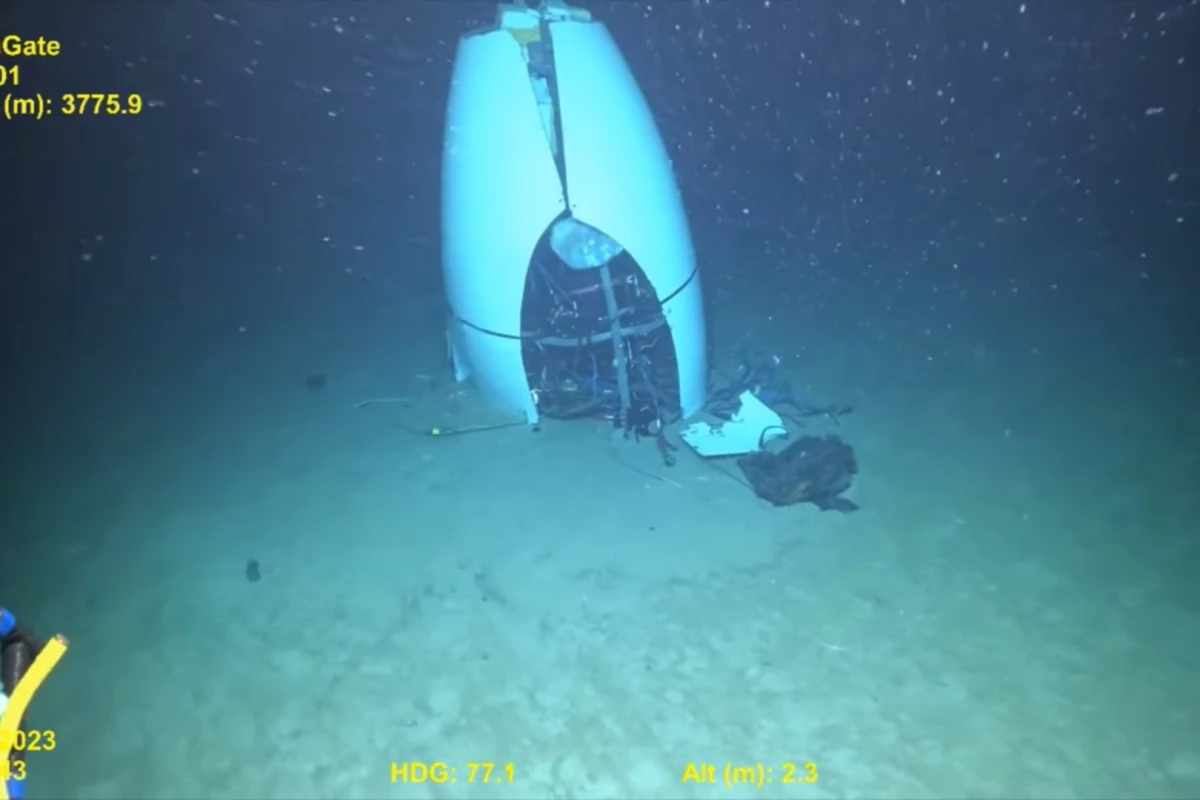 Wreckage from Titan