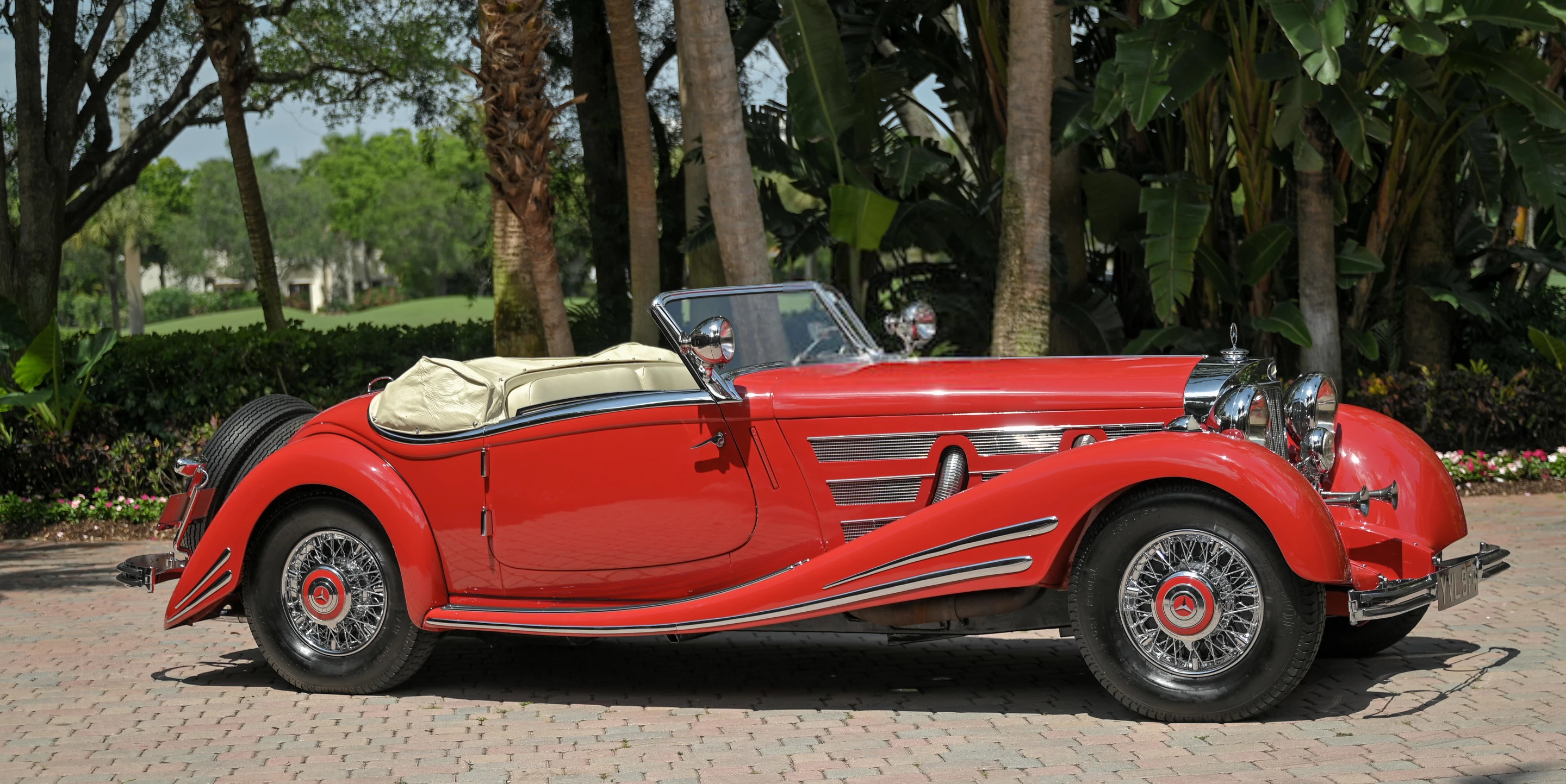 This 1934 Mercedes-Benz 500K Sindelfingen Roadster sold for $4,900,000 at Bonhams' Amelia Island Auction on May 20, 2021