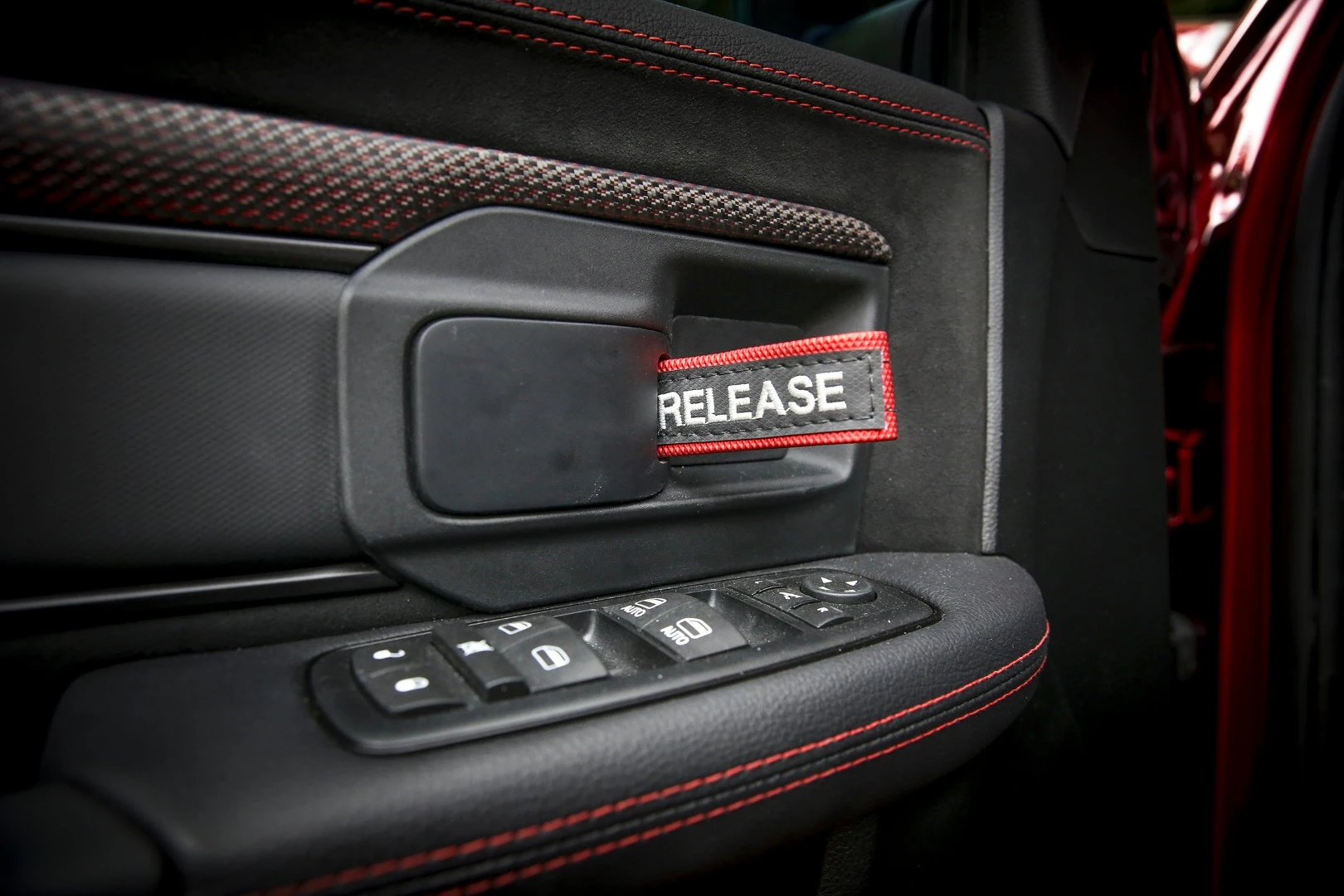 Another Rebel TRX concept feature: nylon door pulls