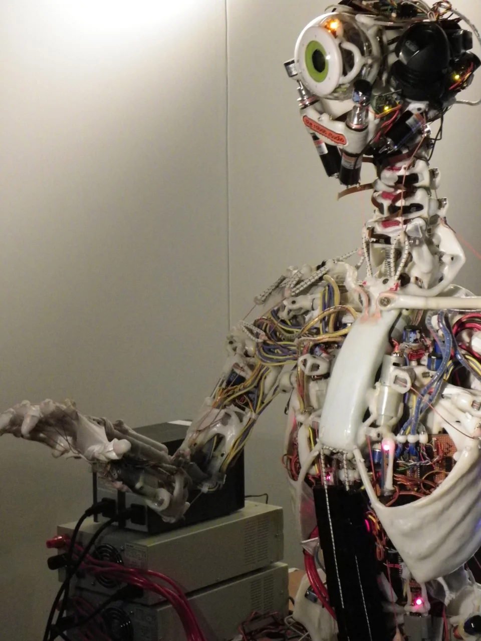 Eccerobot's components recreate human anatomy in impressive working detail (Photo: Gizmag)