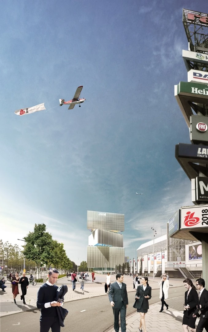 The Nhow Amsterdam RAI hotel will be the tallest hotel in the Benelux countries of Belgium, the Netherlands and Luxembourg when completed