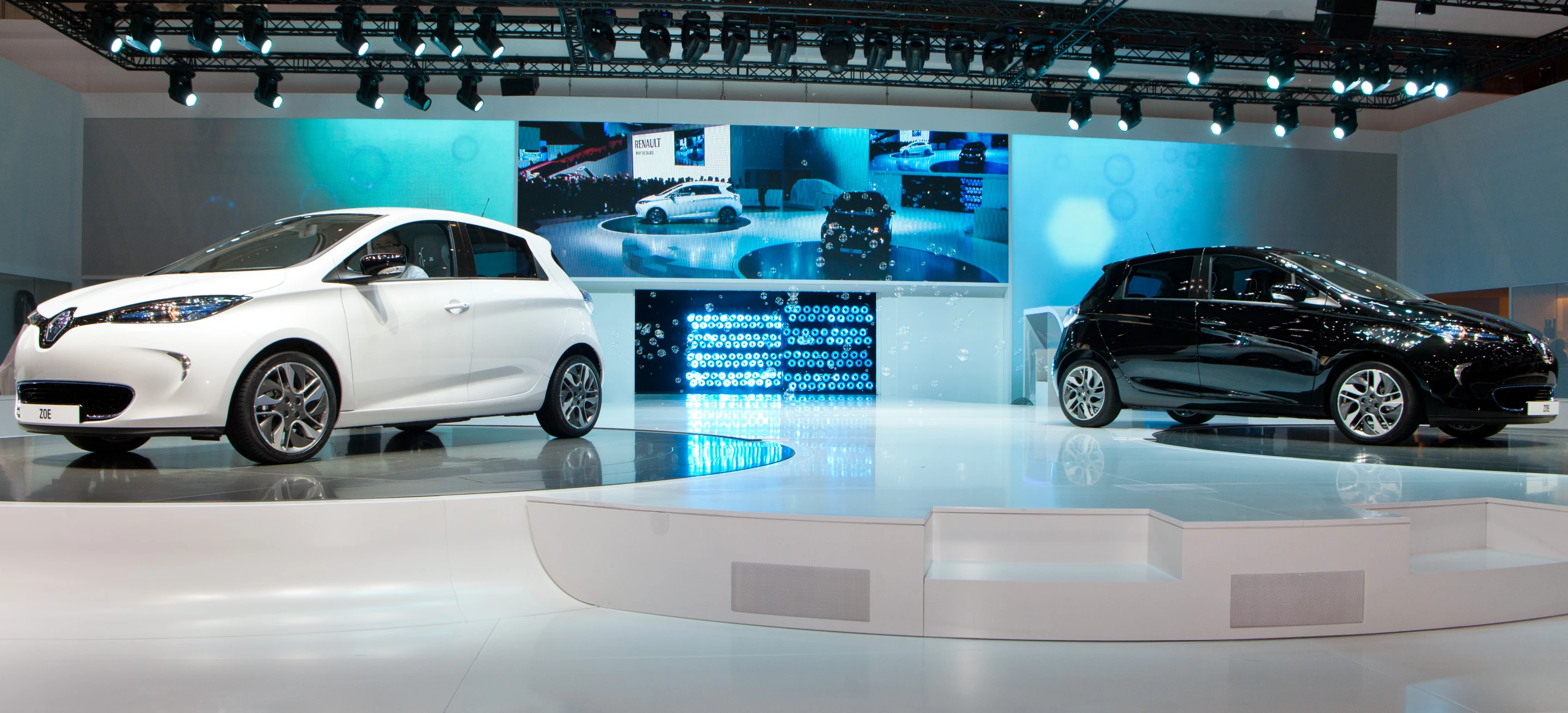 Renault's new ZOE electric supermini premieres at the 2012 Geneva Motor Show